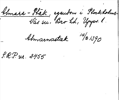 Bild på arkivkortet för arkivposten Almare-Stäk