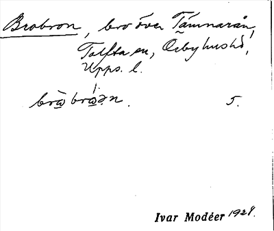 Bild på arkivkortet för arkivposten Brabron