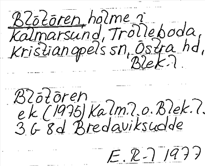 Bild på arkivkortet för arkivposten Blötören