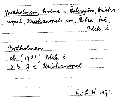 Bild på arkivkortet för arkivposten Bodholmen