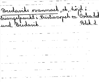 Bild på arkivkortet för arkivposten Bredaviks ovanmark