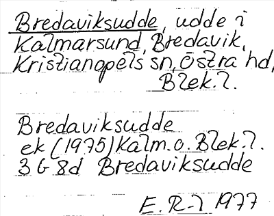 Bild på arkivkortet för arkivposten Bredaviksudde