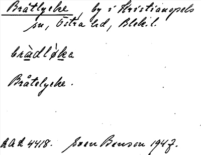 Bild på arkivkortet för arkivposten Bråtlycke
