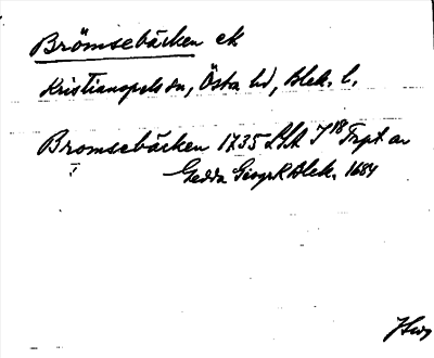 Bild på arkivkortet för arkivposten Brömsebäcken