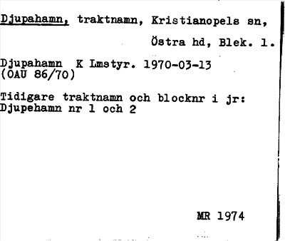 Bild på arkivkortet för arkivposten Djupahamn