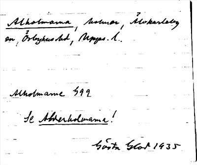Bild på arkivkortet för arkivposten Alholmarna, se Alderholmarna