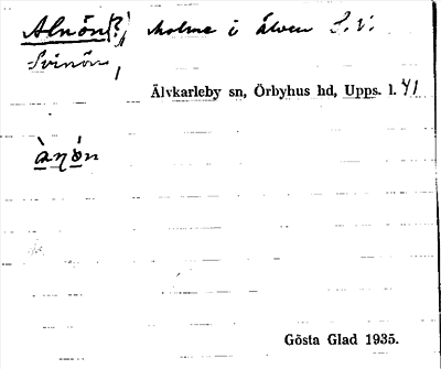 Bild på arkivkortet för arkivposten Alnön(?)