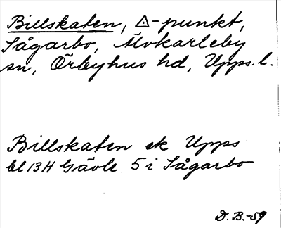 Bild på arkivkortet för arkivposten Billskaten