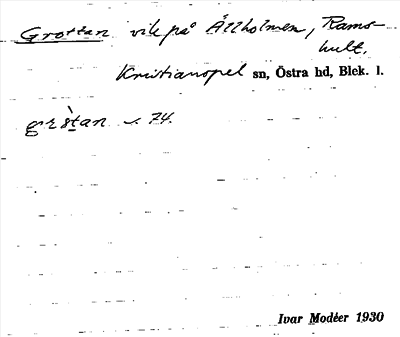 Bild på arkivkortet för arkivposten Grottan