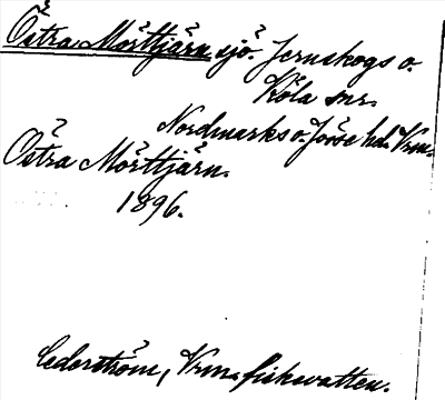 Bild på arkivkortet för arkivposten Östra Mörttjärn