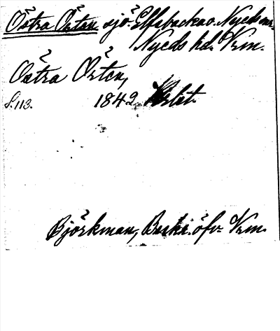 Bild på arkivkortet för arkivposten Östra Örten