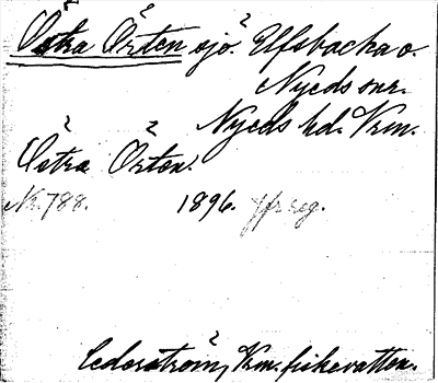 Bild på arkivkortet för arkivposten Östra Örten