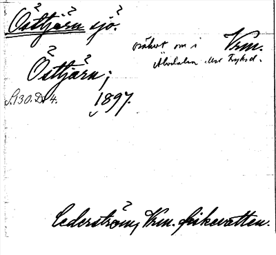 Bild på arkivkortet för arkivposten Östtjärn