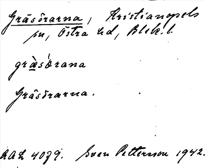 Bild på arkivkortet för arkivposten Gräsörarna