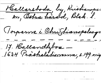 Bild på arkivkortet för arkivposten Hallersboda