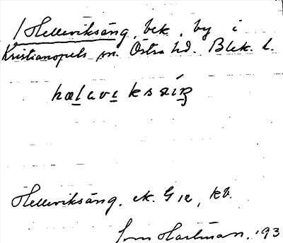 Bild på arkivkortet för arkivposten Helleviksäng