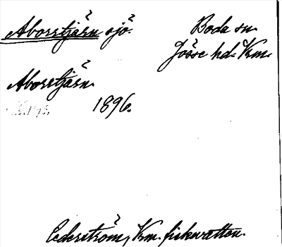 Bild på arkivkortet för arkivposten Aborrtjärn