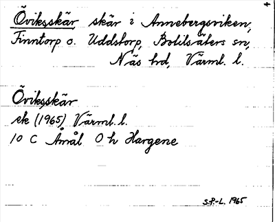 Bild på arkivkortet för arkivposten Öviksskär