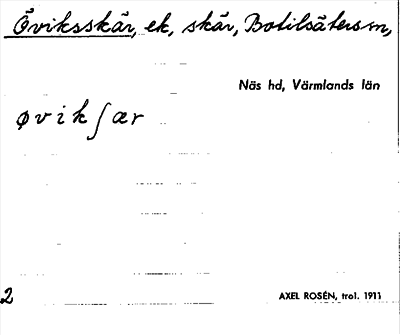 Bild på arkivkortet för arkivposten Öviksskär