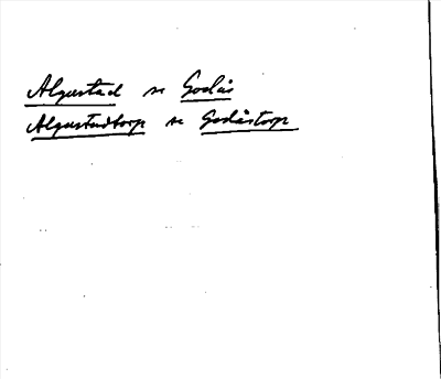 Bild på arkivkortet för arkivposten Algustad, se  Godås, Algustadstorp, se Godåstorp