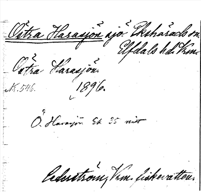 Bild på arkivkortet för arkivposten Östra Harasjön