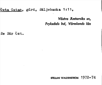 Bild på arkivkortet för arkivposten Östra Gatan