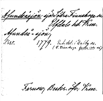 Bild på arkivkortet för arkivposten Afundsåsjön
