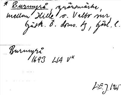 Bild på arkivkortet för arkivposten *Burmyrå
