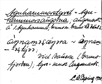 Bild på arkivkortet för arkivposten Agnhammarsstyret = Agnhammarsängarna