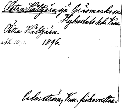 Bild på arkivkortet för arkivposten Östra Håltjärn