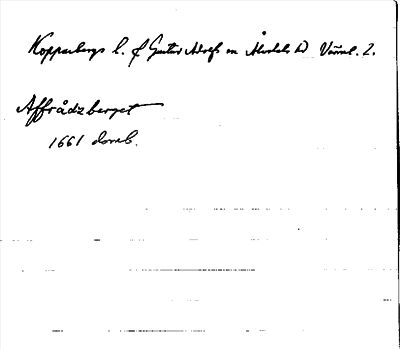 Bild på arkivkortet för arkivposten »Affrådzberget»
