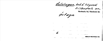 Bild på arkivkortet för arkivposten Öststugan
