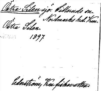 Bild på arkivkortet för arkivposten Östra Silen
