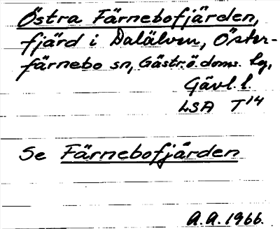 Bild på arkivkortet för arkivposten Östra Färnebofjärden se Färnebofjärden