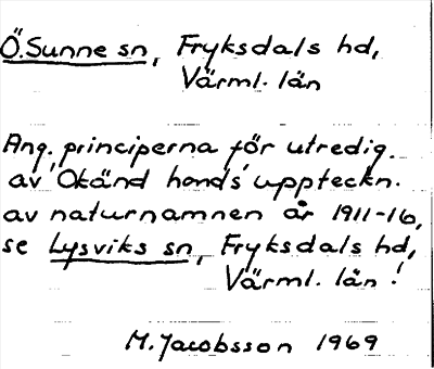 Bild på arkivkortet för arkivposten Östra Sunne sn, se Lysviks sn