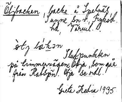 Bild på arkivkortet för arkivposten Ötjbacken
