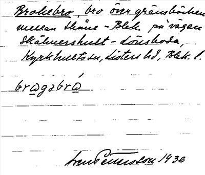 Bild på arkivkortet för arkivposten Brokebro