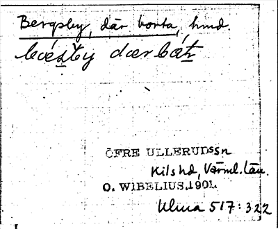 Bild på arkivkortet för arkivposten Bergsby, där borta