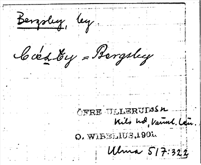 Bild på arkivkortet för arkivposten Bergsby
