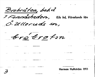 Bild på arkivkortet för arkivposten Brobråten