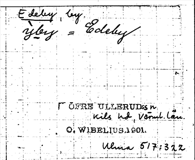 Bild på arkivkortet för arkivposten Edeby