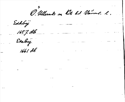 Bild på arkivkortet för arkivposten Edhbÿ
