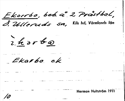 Bild på arkivkortet för arkivposten Ekorrbo