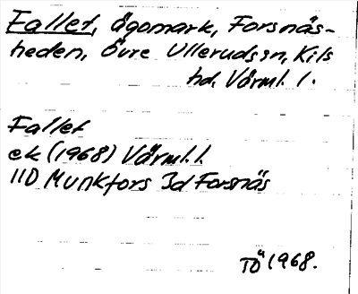 Bild på arkivkortet för arkivposten Fallet