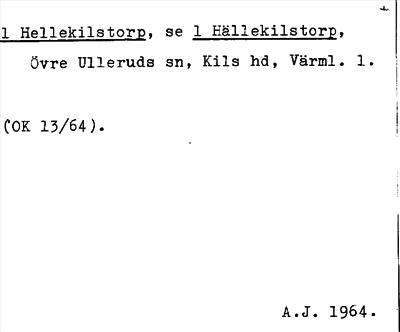 Bild på arkivkortet för arkivposten Hellekilstorp, se 1 Hällekilstorp