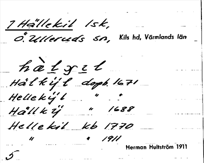Bild på arkivkortet för arkivposten Hällekil