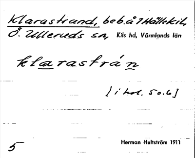 Bild på arkivkortet för arkivposten Klarastrand