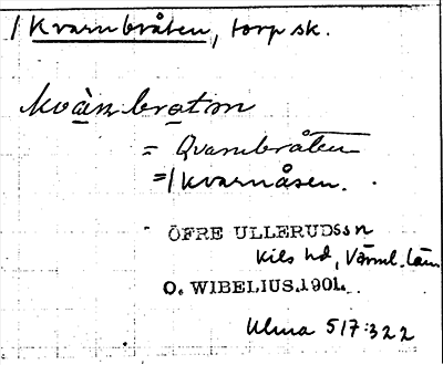 Bild på arkivkortet för arkivposten Kvarnbråten