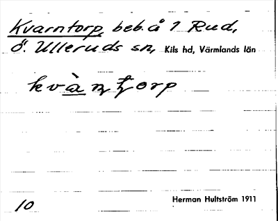 Bild på arkivkortet för arkivposten Kvarntorp