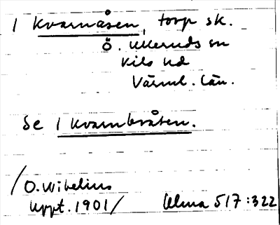 Bild på arkivkortet för arkivposten Kvarnåsen, se 1 Kvarnbråten